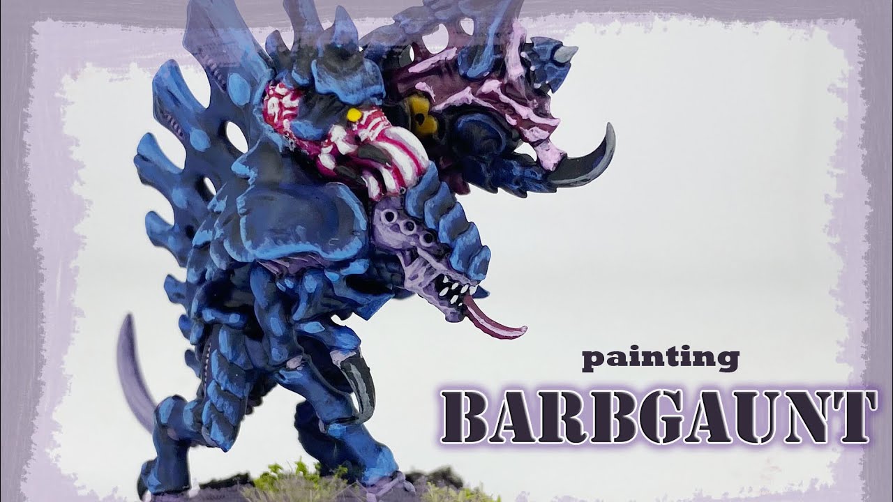 Painting a Barbgaunt for my Tyranid army!