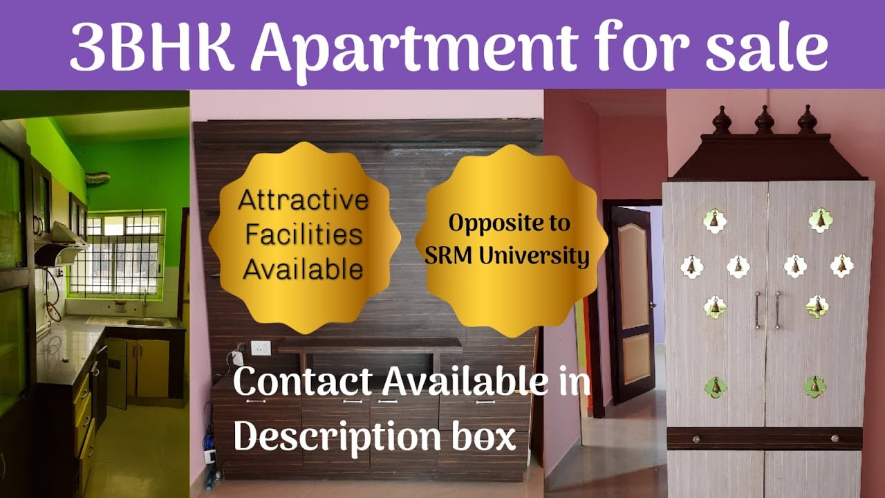 3BHK Flat for Sale |Semi Furnished |Chennai Potheri|VGN Southern Avenue |From Direct Owner| 1210Sqft