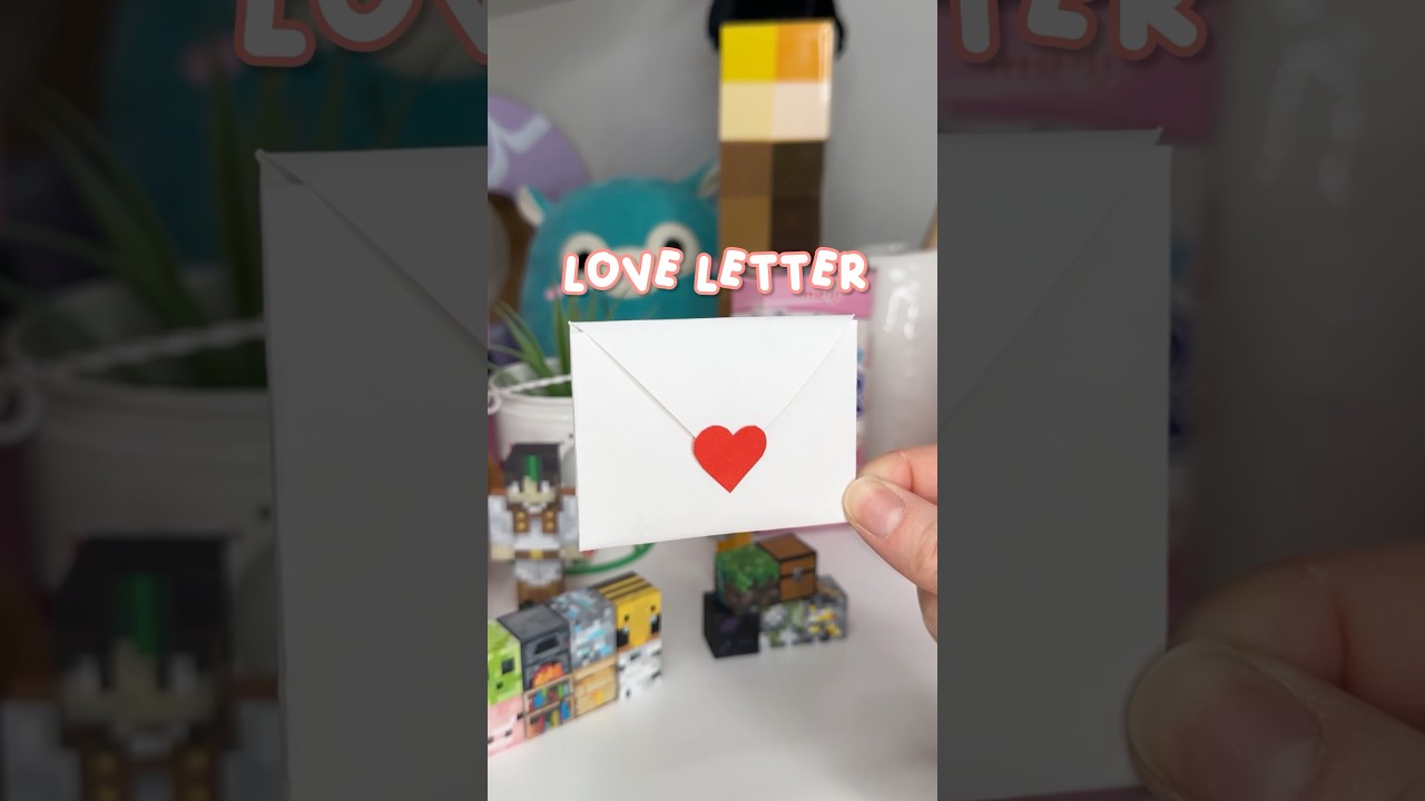 diy heart love letter 💌