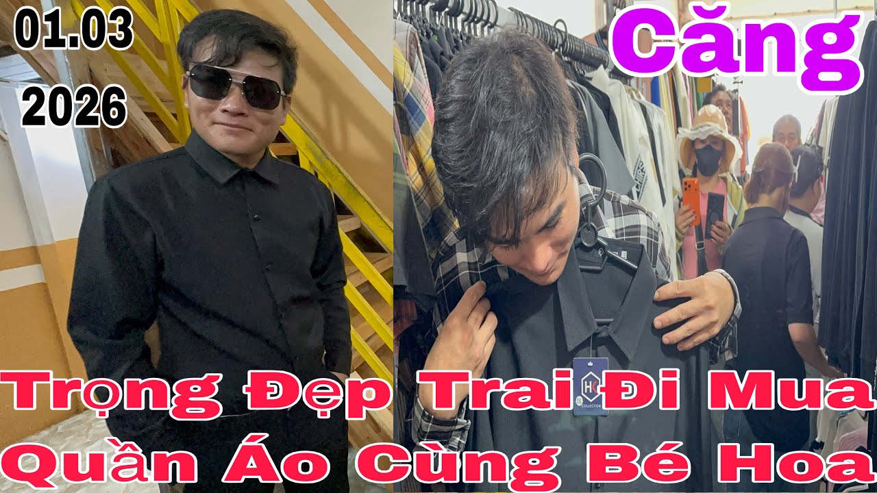 Trọng Quá Đẹp Trai Đi Mua Quần Áo Với Hoa #giadinh #yeucuocsong #thinhhanh 