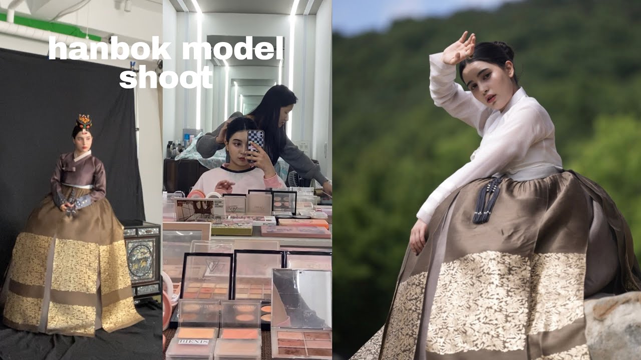 Kore’de bir iş günüm! | Hanbok modelliği yaptım! 🤍