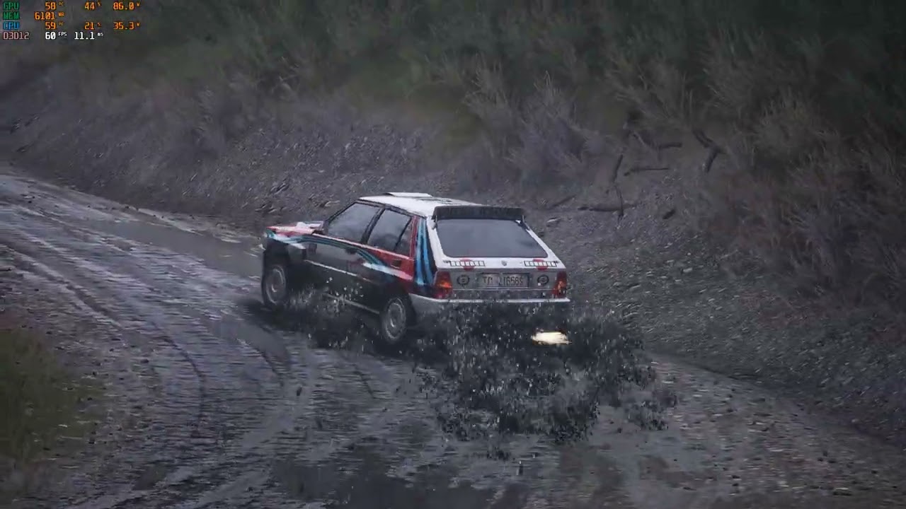 Asseto Corsa Rally - Delta Integrale Evoluzione 1992 - Hafren South Rain, Wales - Gold  - 03:07:280