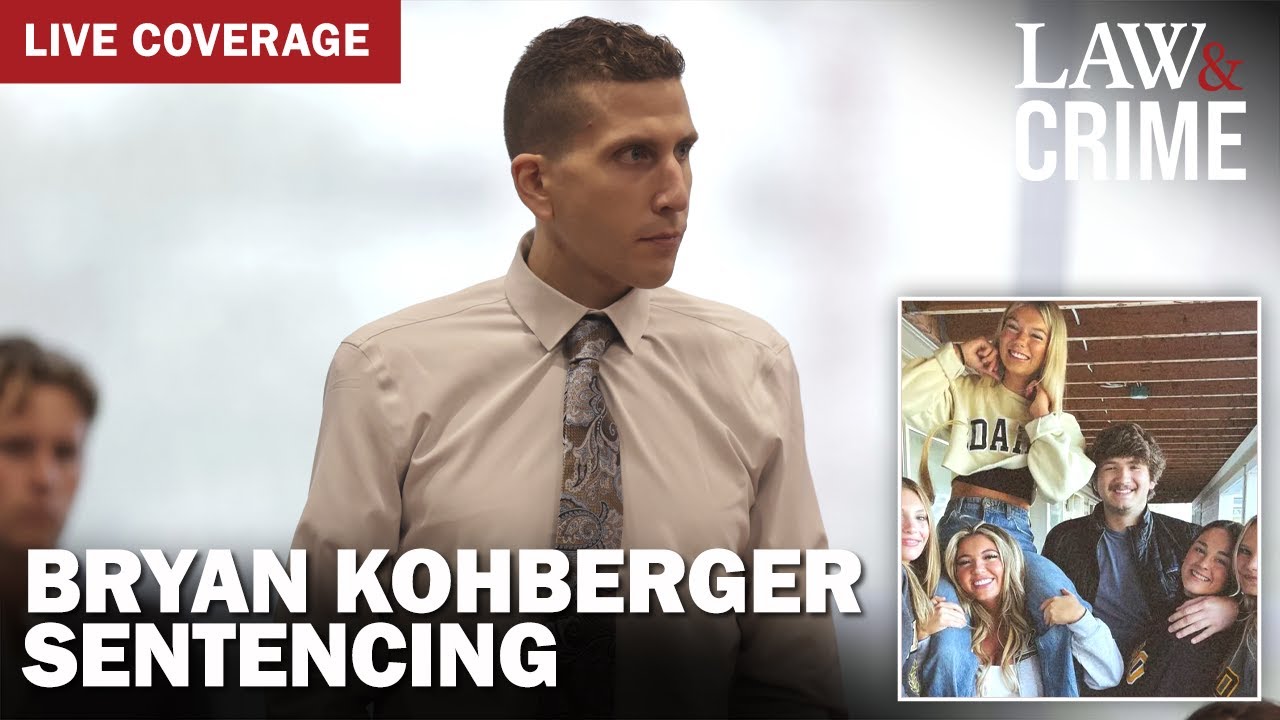 LIVE: Bryan Kohberger Sentencing &mdash; ID v. Bryan Kohberger