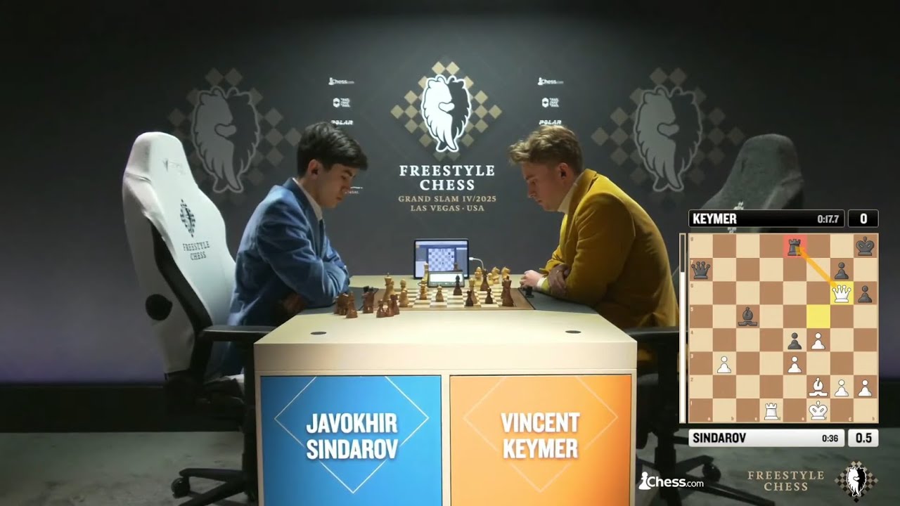 JAVOKHIR SINDAROV at *Freestyle Chess Grand Slam* #1
