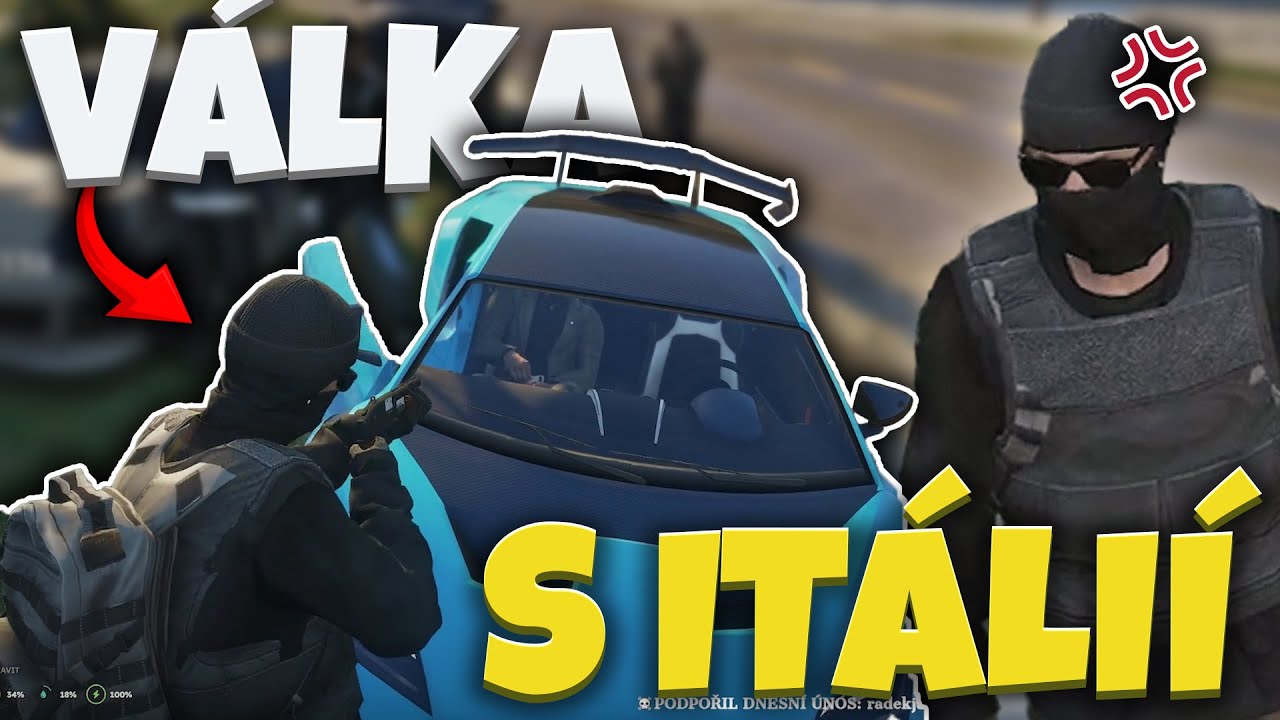 Válka s ITÁLIÍ 🔫 |🦌Eduardo Soto #34🦌| GenK GTA Roleplay