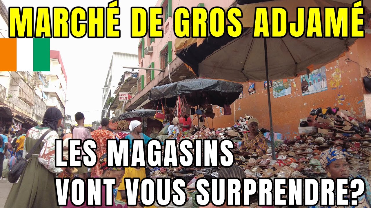 Abidjan, Côte d’Ivoire 🇨🇮 | Visite du Forum des Marchés Adjamé – Gross Shops Walkthrough