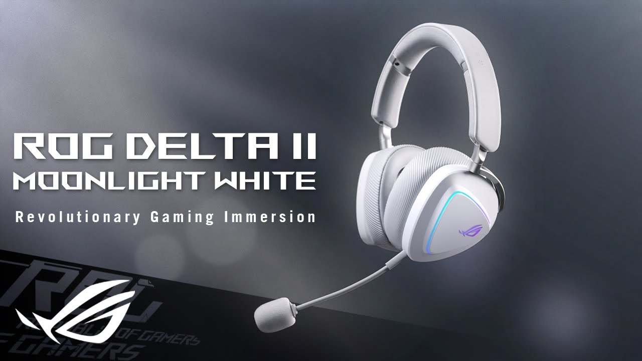 ROG Delta II &ndash; Moonlight White Edition | Revolutionary Gaming Immersion | ROG