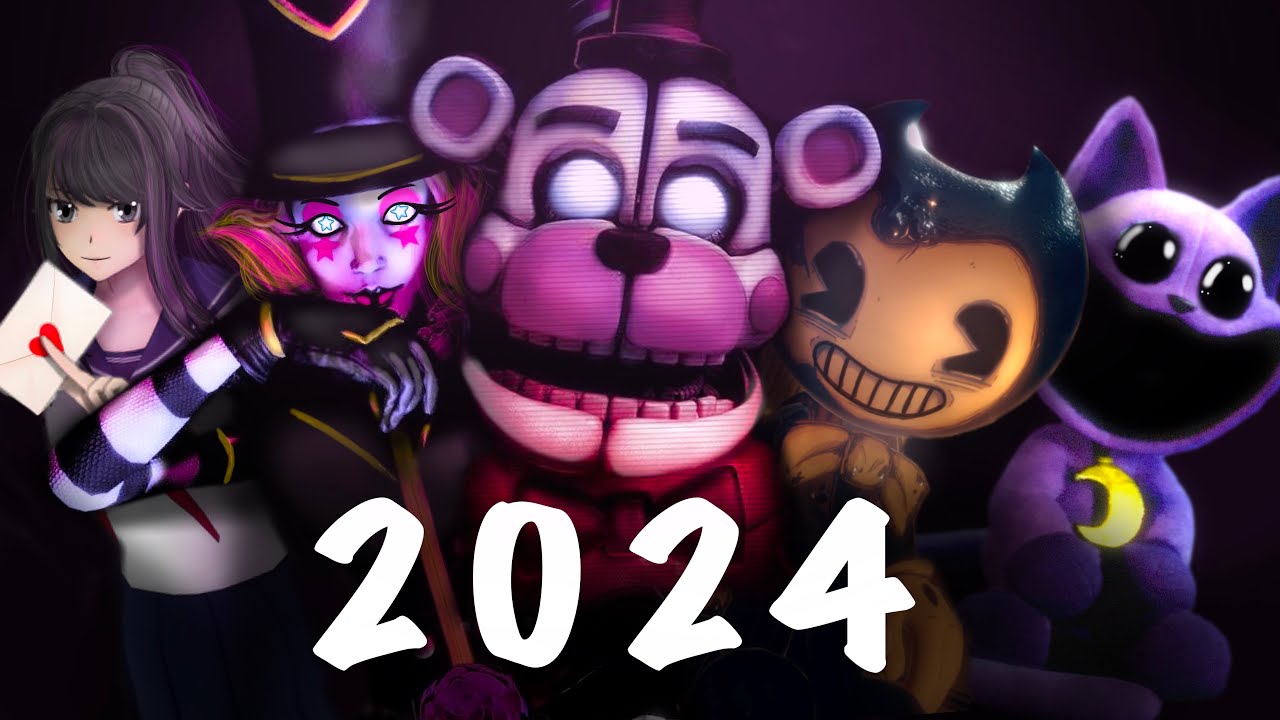 ЧТО БУДЕТ В 2024 |  FNAF, BATDR, DARK DECEPTION, HELLO NEIGHBOR 2, POPPYPLAYTIME, YANDERE SIMULATOR