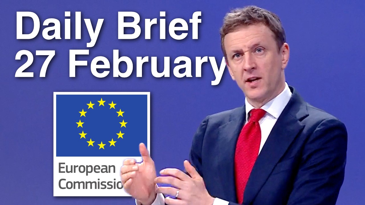 EU Commission Full Briefing 27/02/2026 - Mercosur, Druzhba, ETS, Moldova, Ukraine