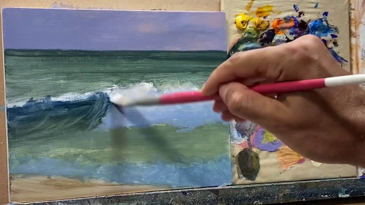 Painting a Wave in Acrylics | Full version!!