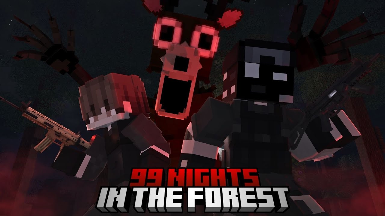 99 Nights In The Forest Minecraft - Ft @vanzzaaj