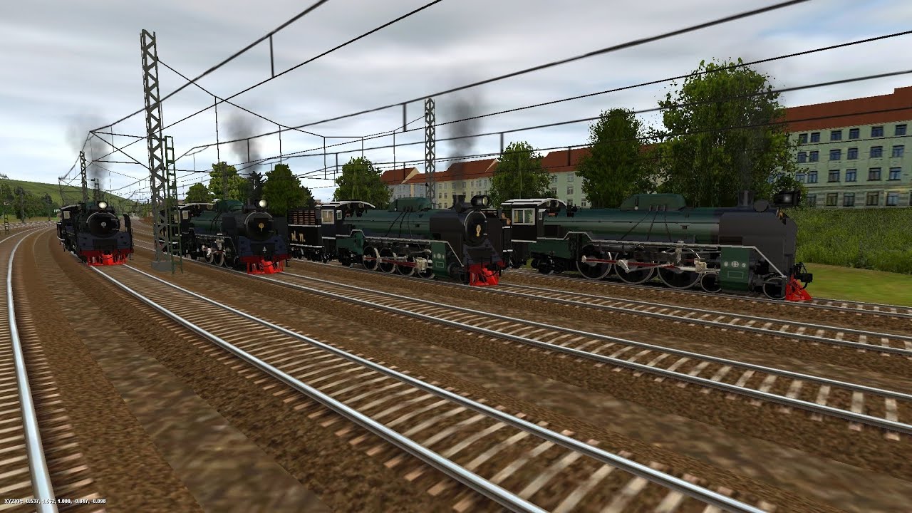 trainz: ทดสอบรถจักรไอน้ำ หลังจากแก้บัค