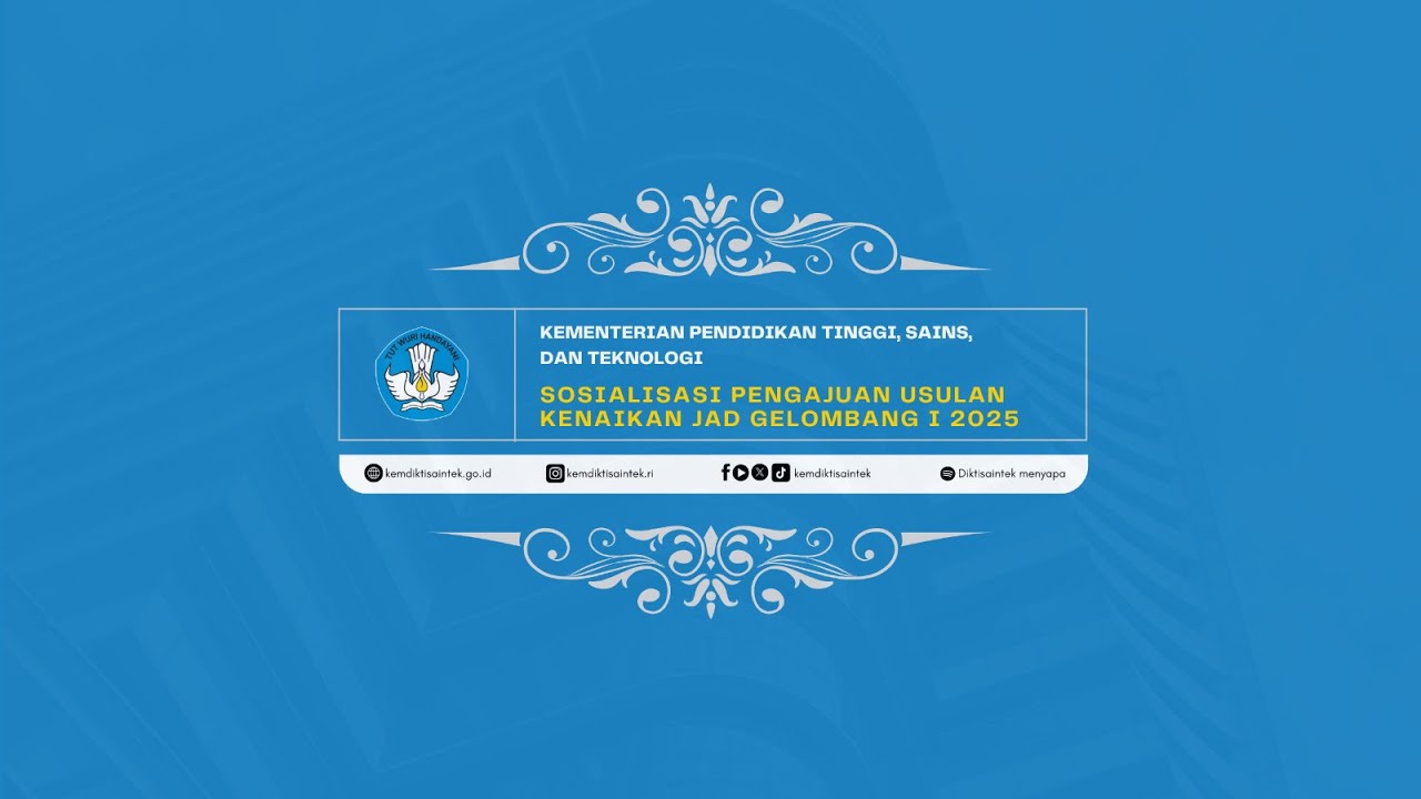 Sosialisasi Pengajuan Usulan Kenaikan JAD Gelombang I Tahun 2025