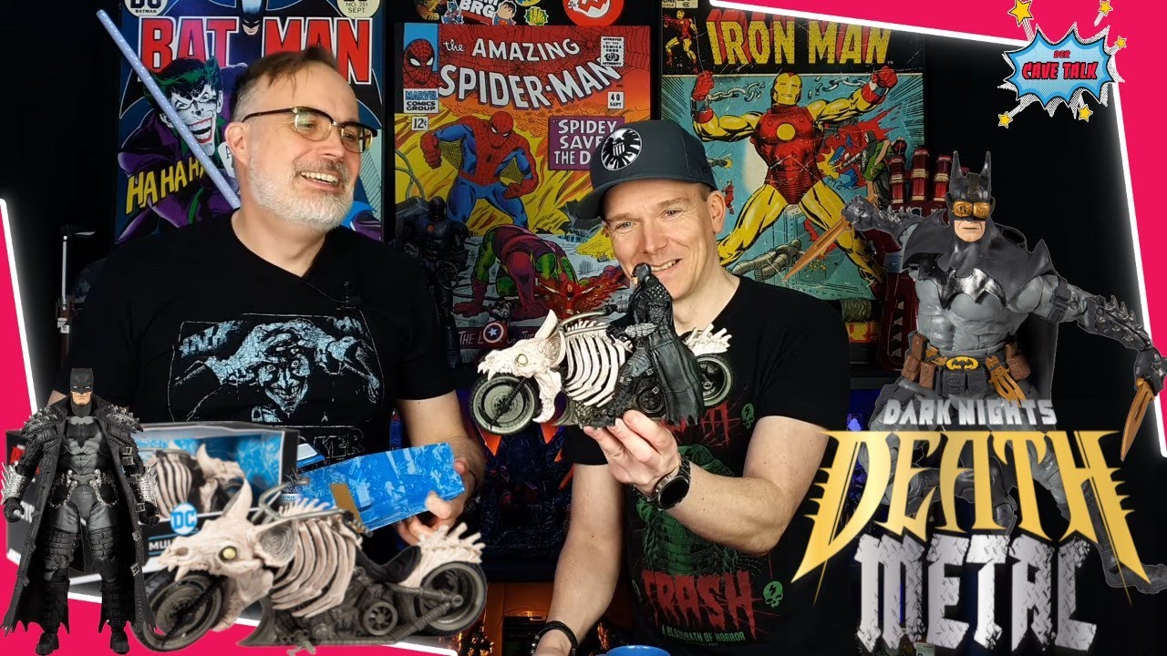Batman Death Metal & Batman by Todd McFarlane DC Multiverse  | Der Cave Talk Folge 56