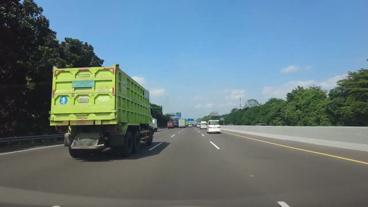 Highway Drive from Citeureup to South Bogor | Jagorawi Toll Road