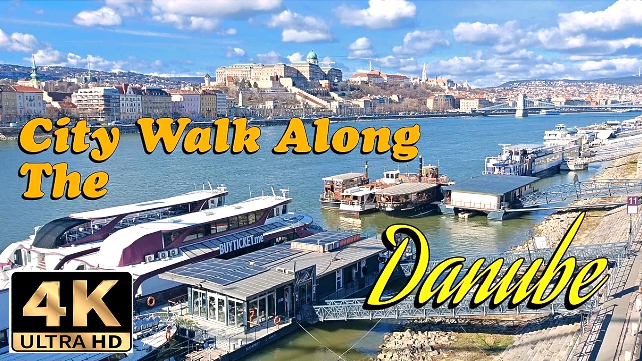 City Walk Along The Danube - Budapest/Hungary 4K