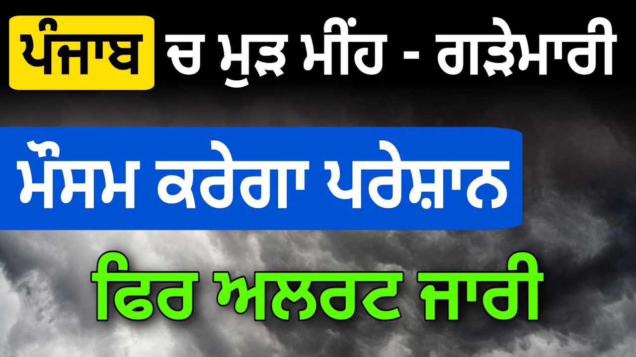 Next 24 hours weather forecast punjab, Punjab weather today, Weather update today punjab, Mausam