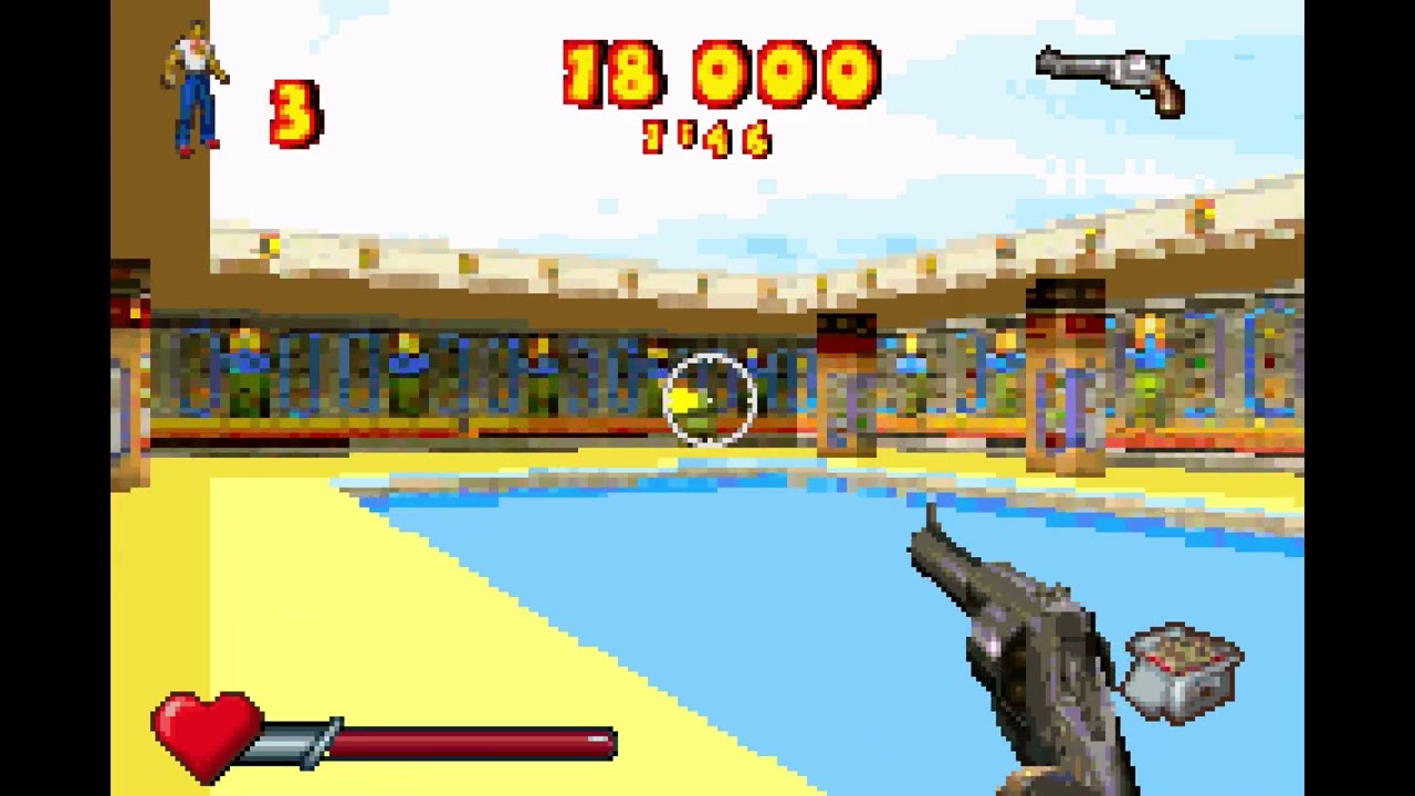 Serious Sam Advance - [GBA] - Level 1: Temple of Herkat Upper