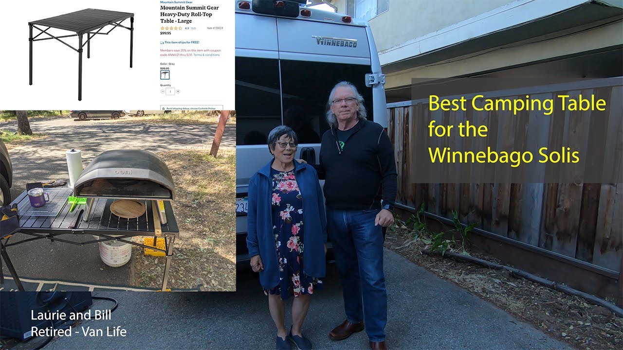 Best Camping Table for the Winnebago Solis from Mountain Summit Gear