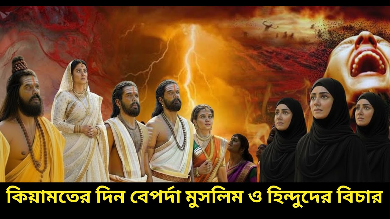 কিয়ামতের দিন বেপর্দা মুসলিম ও হিন্দুদের বিচার | পর্দা, তওবা ও আল্লাহর ইনসাফ #KiyameterDin