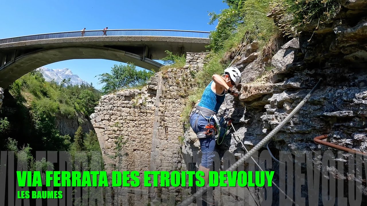 La Via ferrata Des Etroits Traversée des Baumes -Dévoluy- 05-