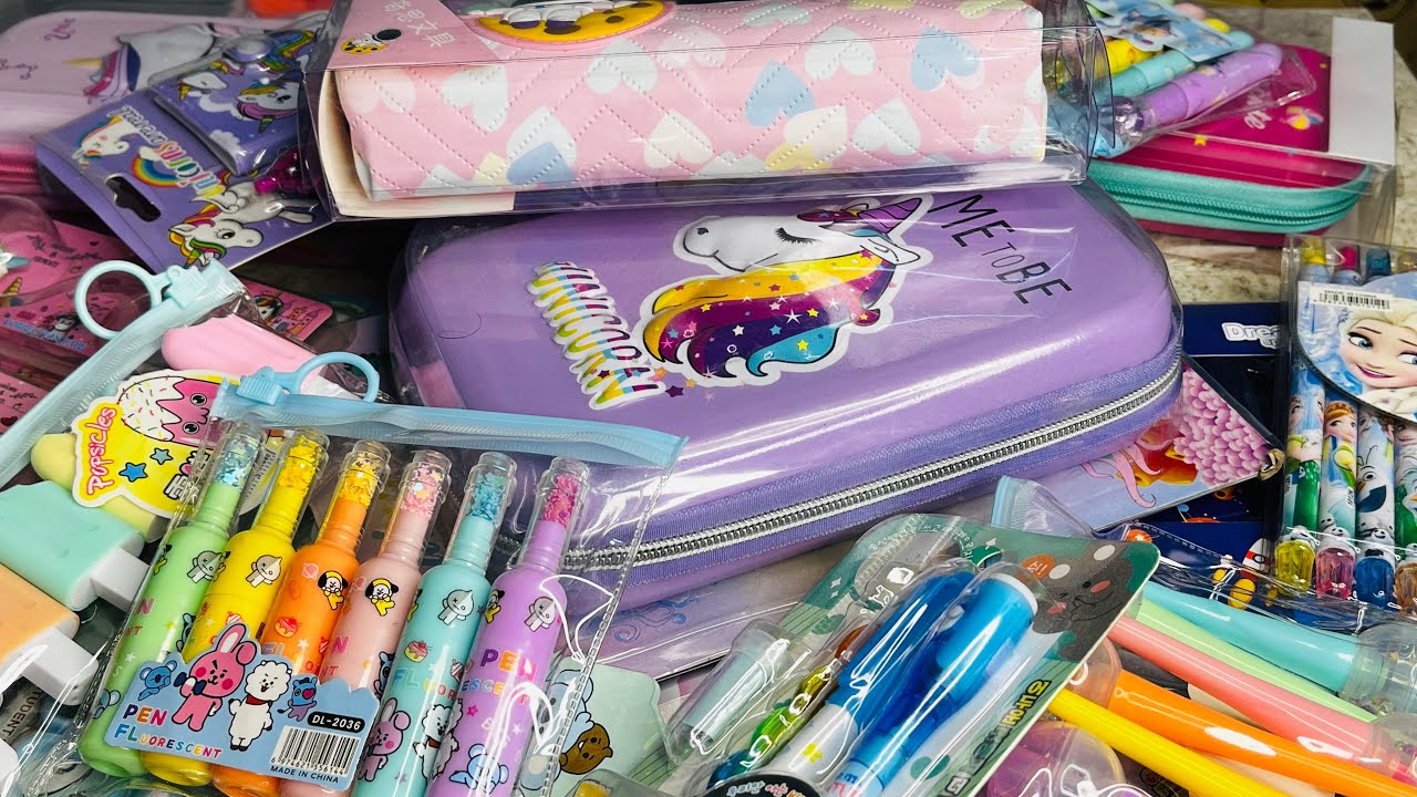 Unboxing cutest haul of unicorn and kawaii stationery