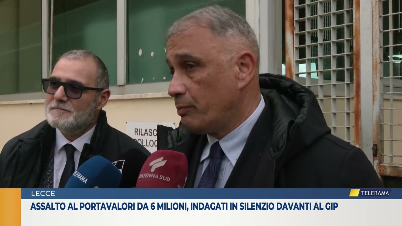 Assalto al portavalori da 6 milioni, indagati in silenzio davanti al Gip