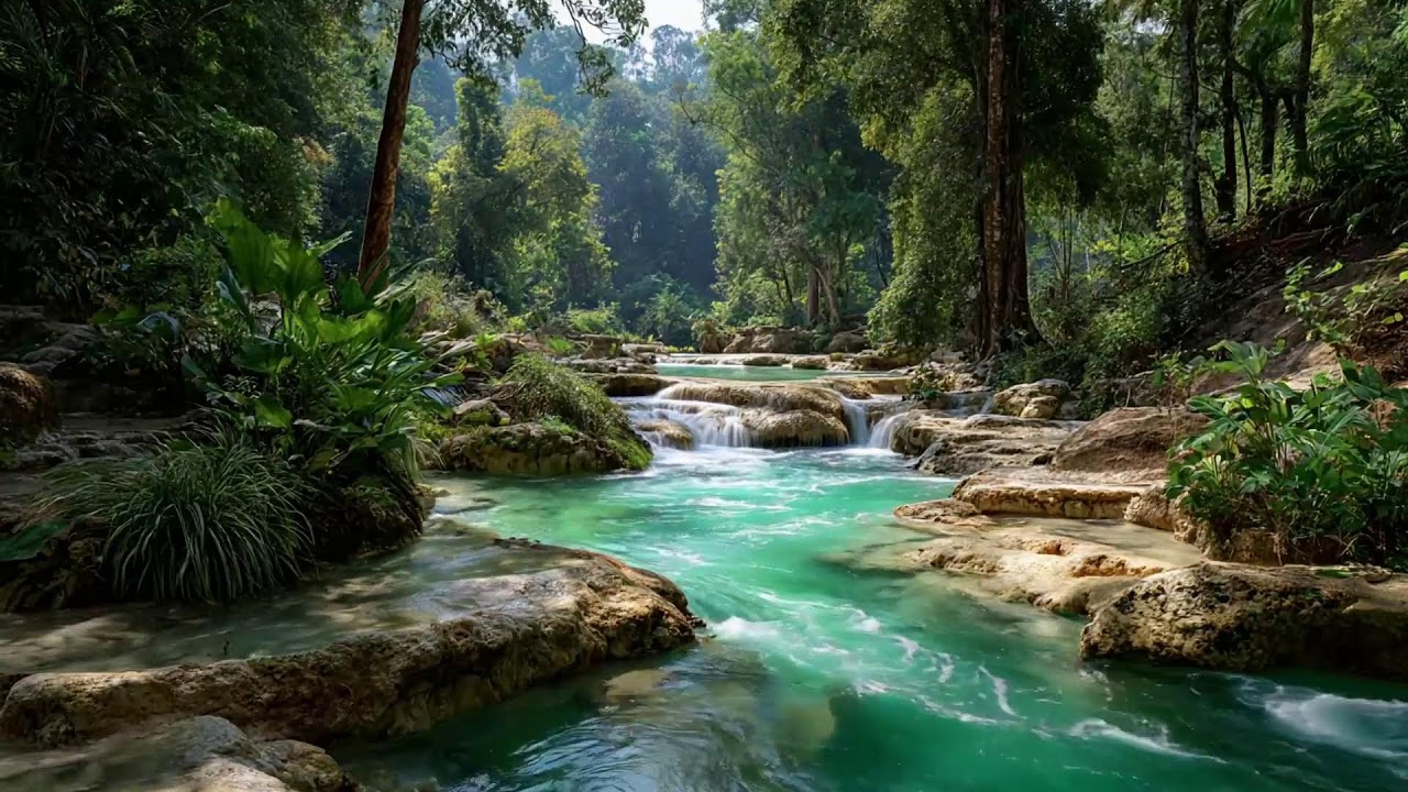 Calm River Water Sounds for Sleep Supporting Comfortable and Balanced Relaxation