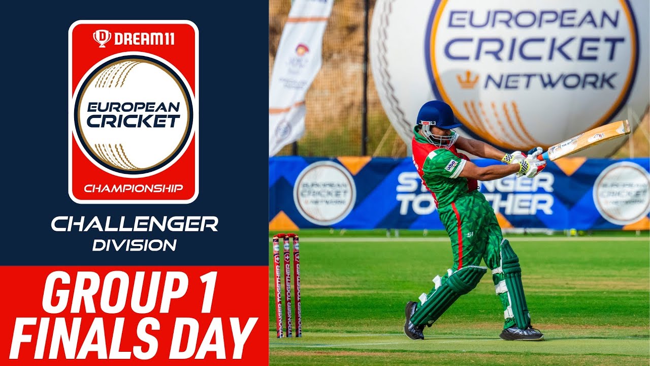 🔴 Dream11 ECC Challenger, 2024 | Group 1, Finals Day | 26 Sep 2024 | Live European Cricket