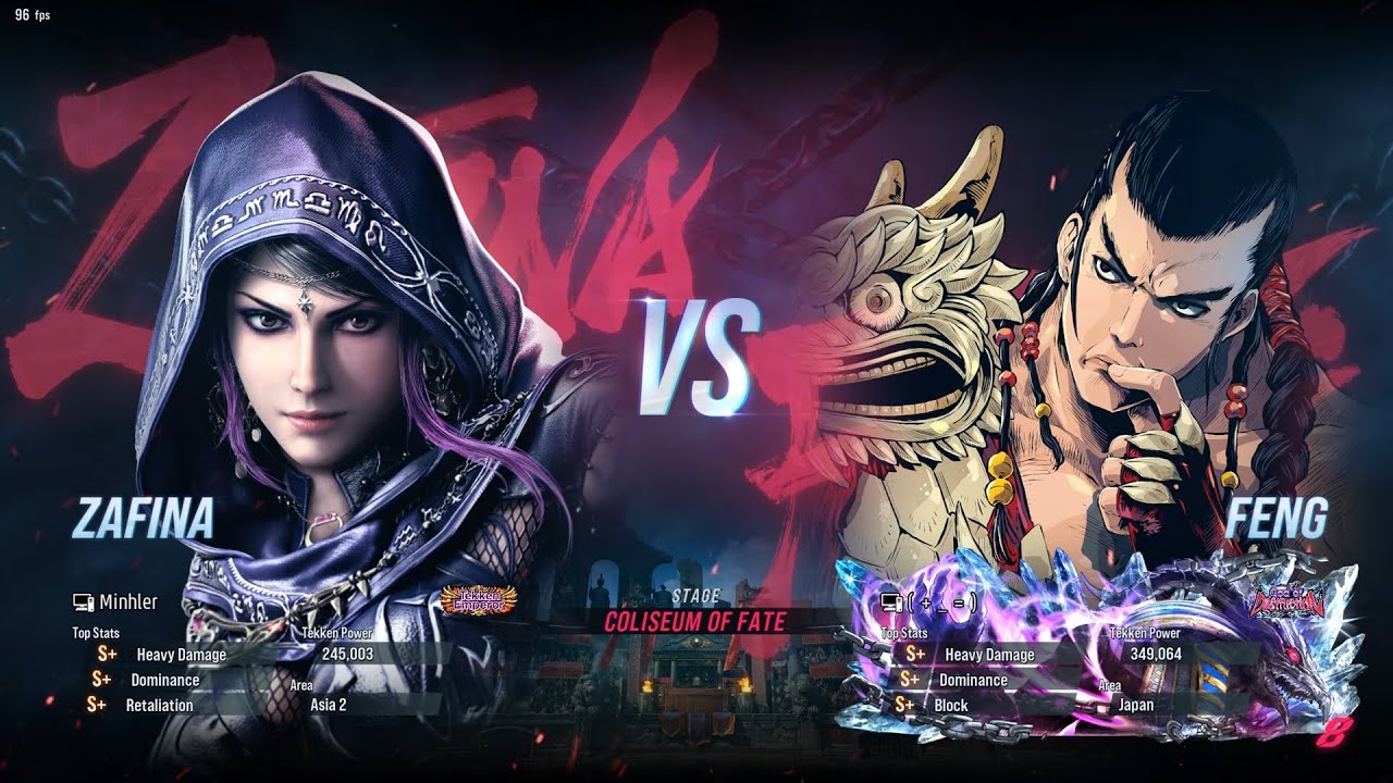 Tekken 8 - Minhler (Zafina) vs Feng & Lili