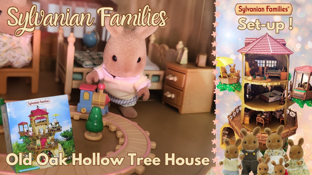 Sylvanian Families [SET-UP] Old Oak Hollow Tree House // Calico Critters