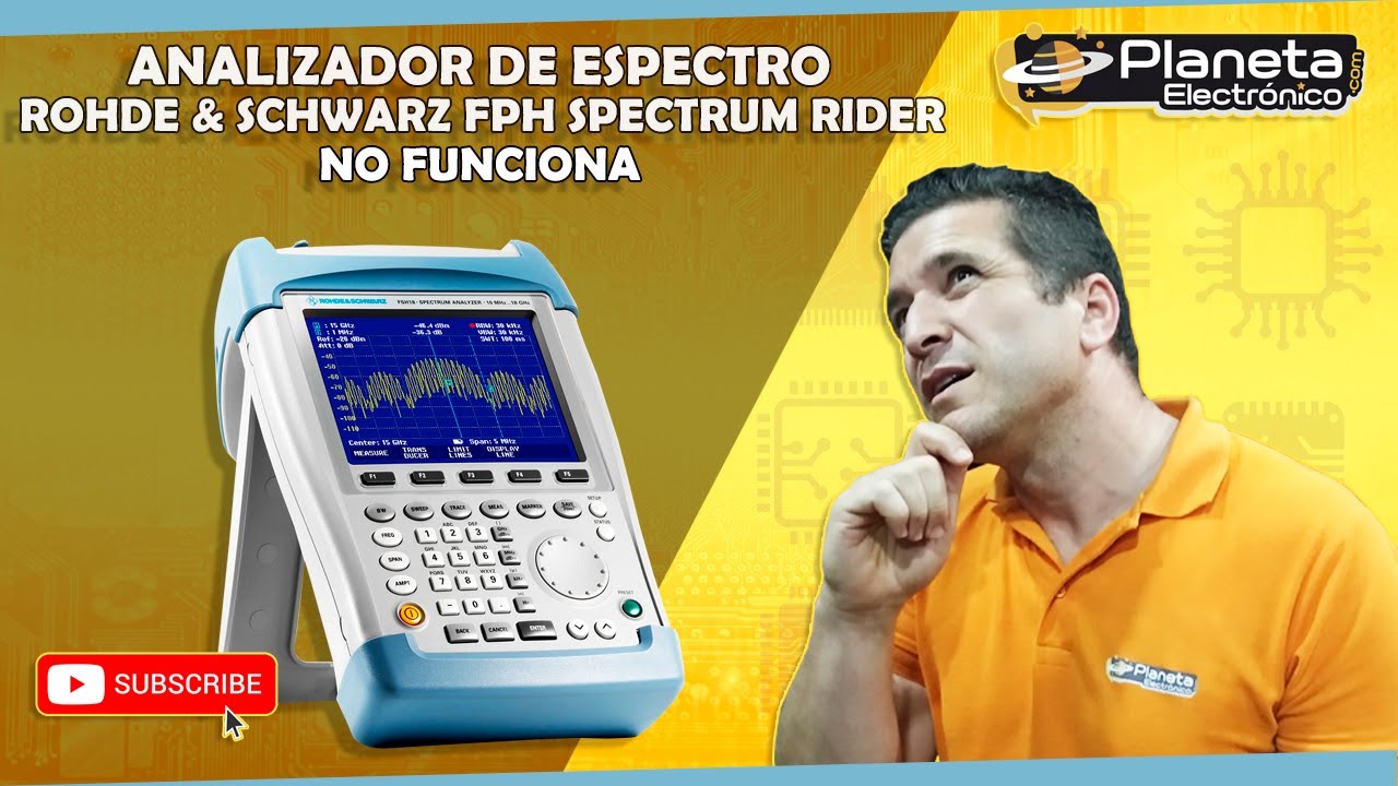 Analizador de espectro Rohde & Schwarz FPH Spectrum Rider  NO FUNCIONA