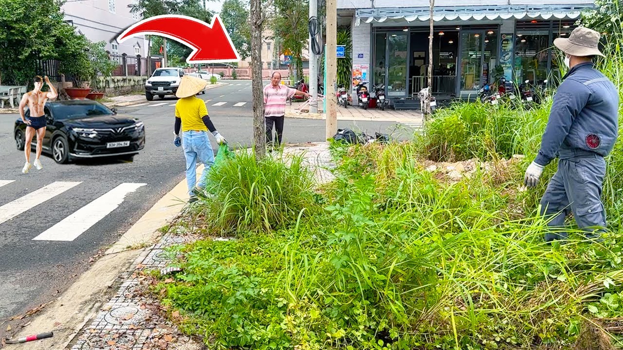 Neighbors are SHOCKED as over 3km of sidewalks in the neighborhood are cleaned up | Clean up Lawn