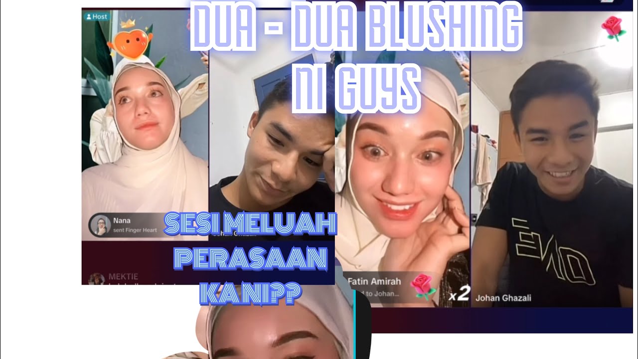 MIMI BLUSHING DENGAR PICK LINE JOJO.. SIAP I LOVE U EH EH..