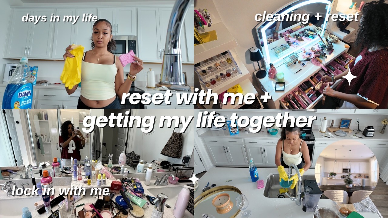 sunday reset + cleaning my messy house + getting my life together | *clean and organize with me*
