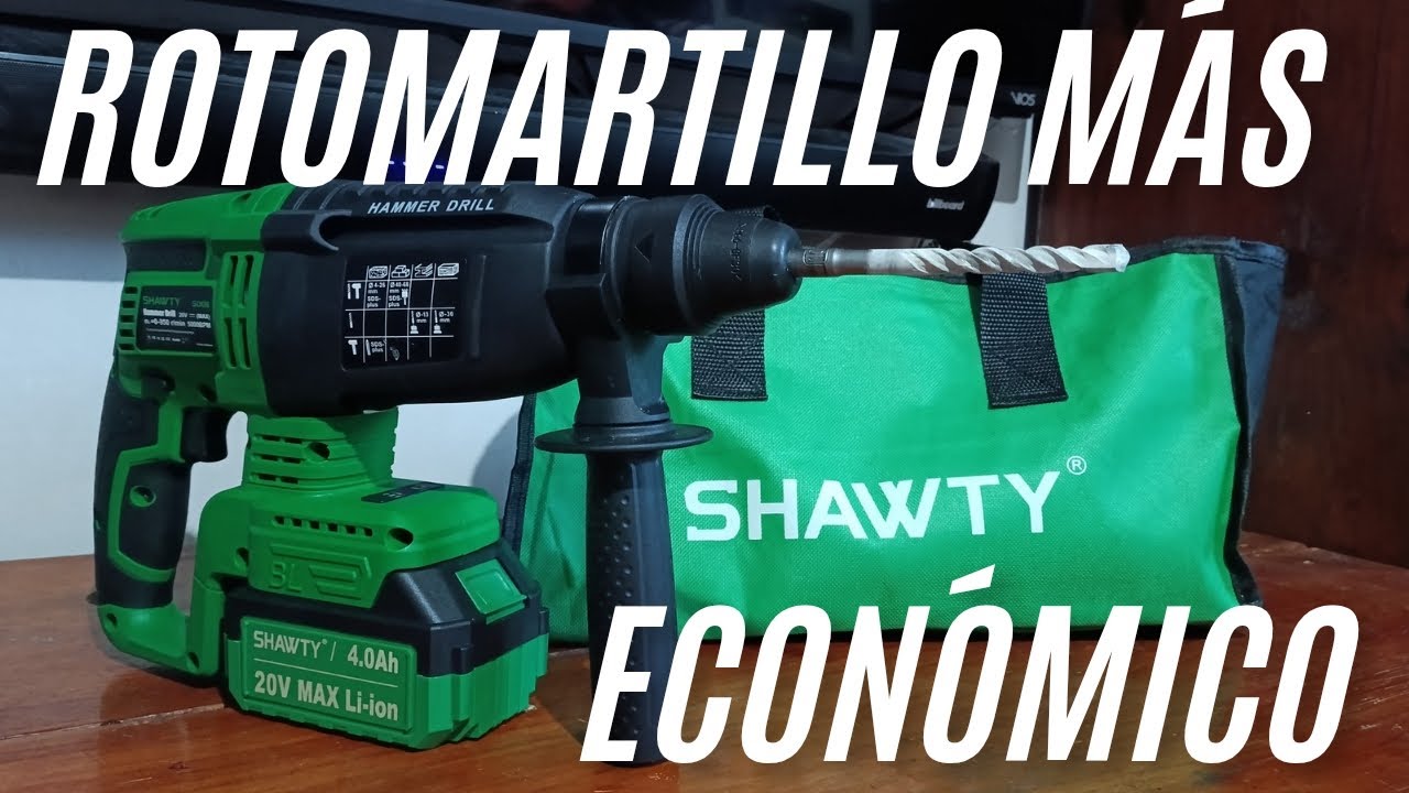 COMPRÉ el ROTOMARTILLO más ECONÓMICO de Mercado Libre... Unboxing e Impresiones 