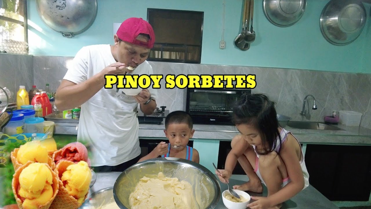 PINOY SORBETES | how to make easy Filipino ICE CREAM at home