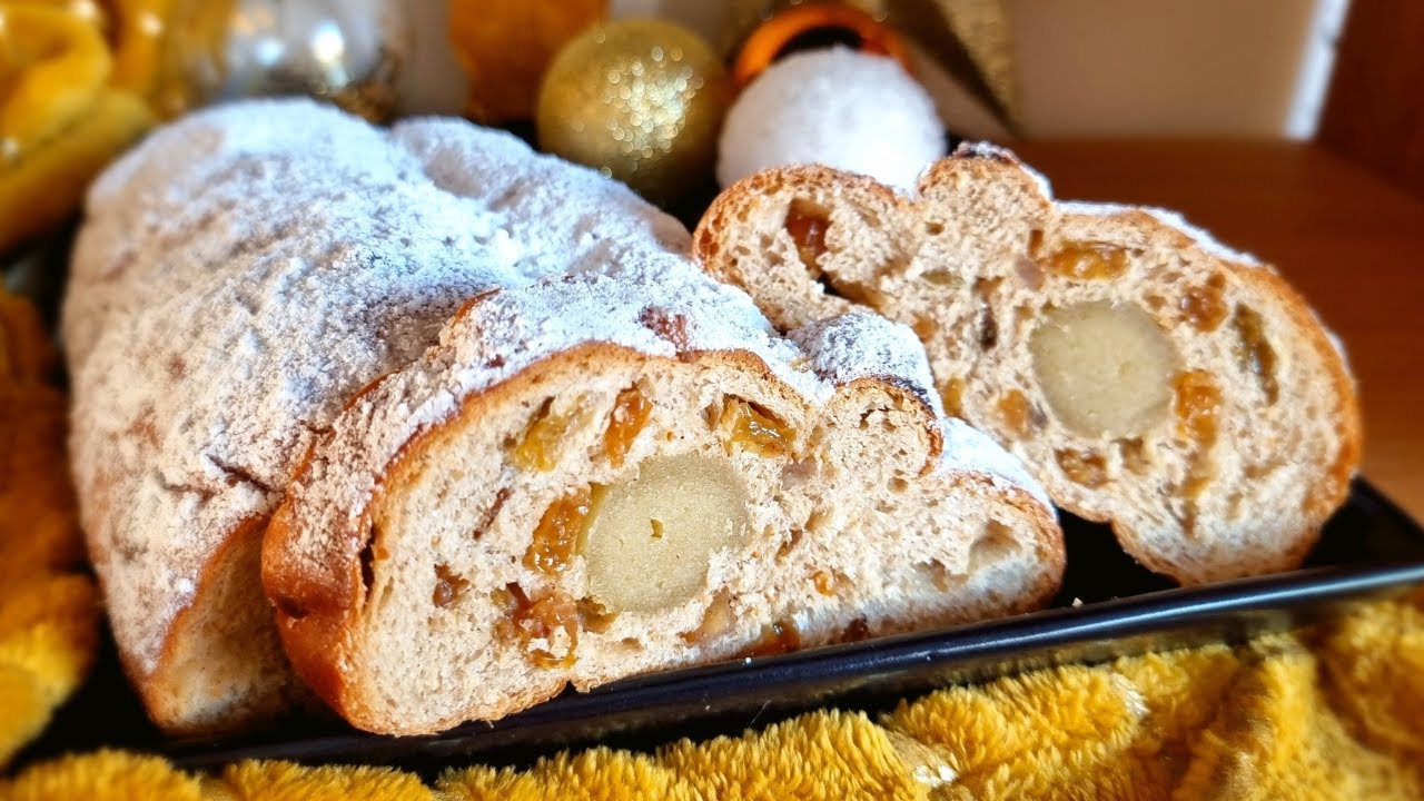 STOLLEN, La recette du Stollen en vidéo.  Le vrai kriststollen de Noel