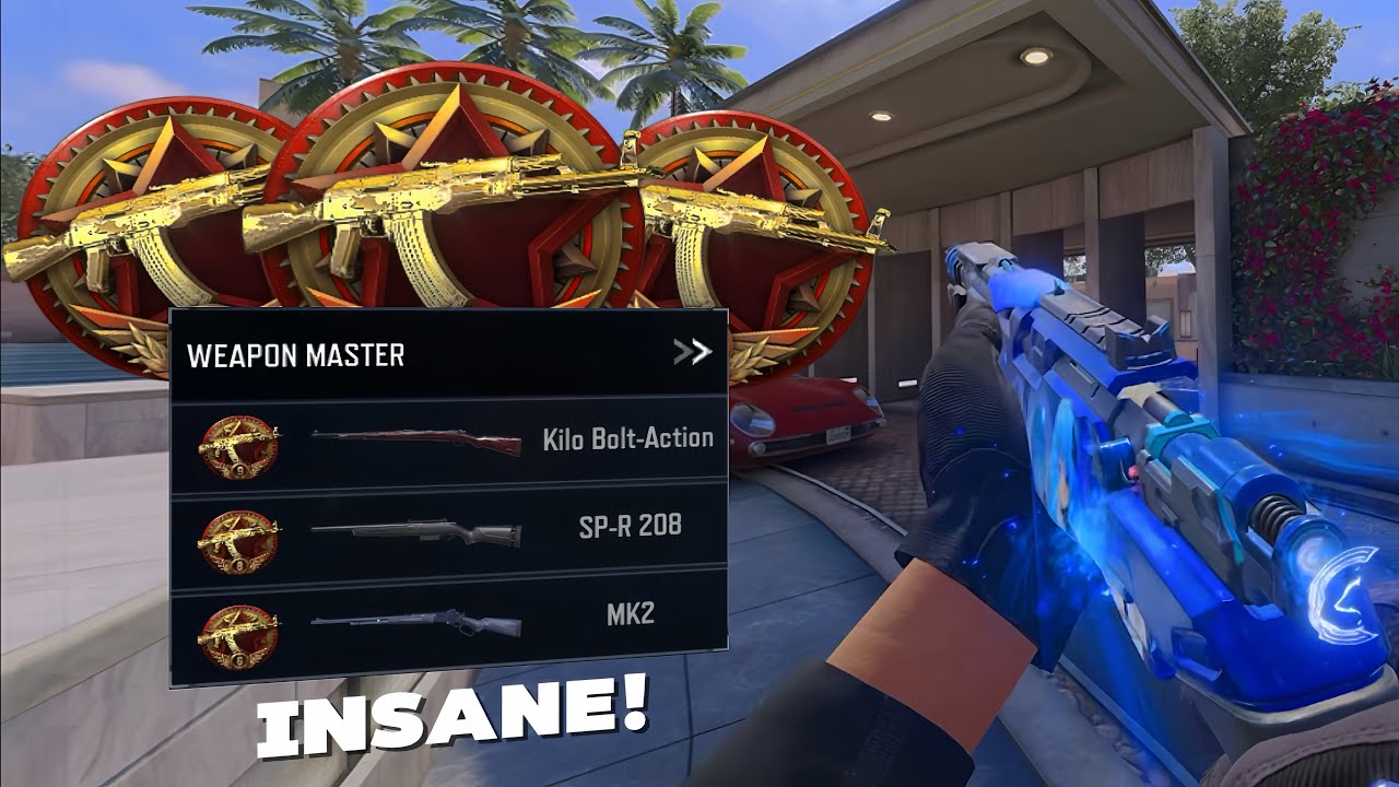 I Got TOP GLOBAL in 3 Different Guns at the Same Time in COD Mobile!