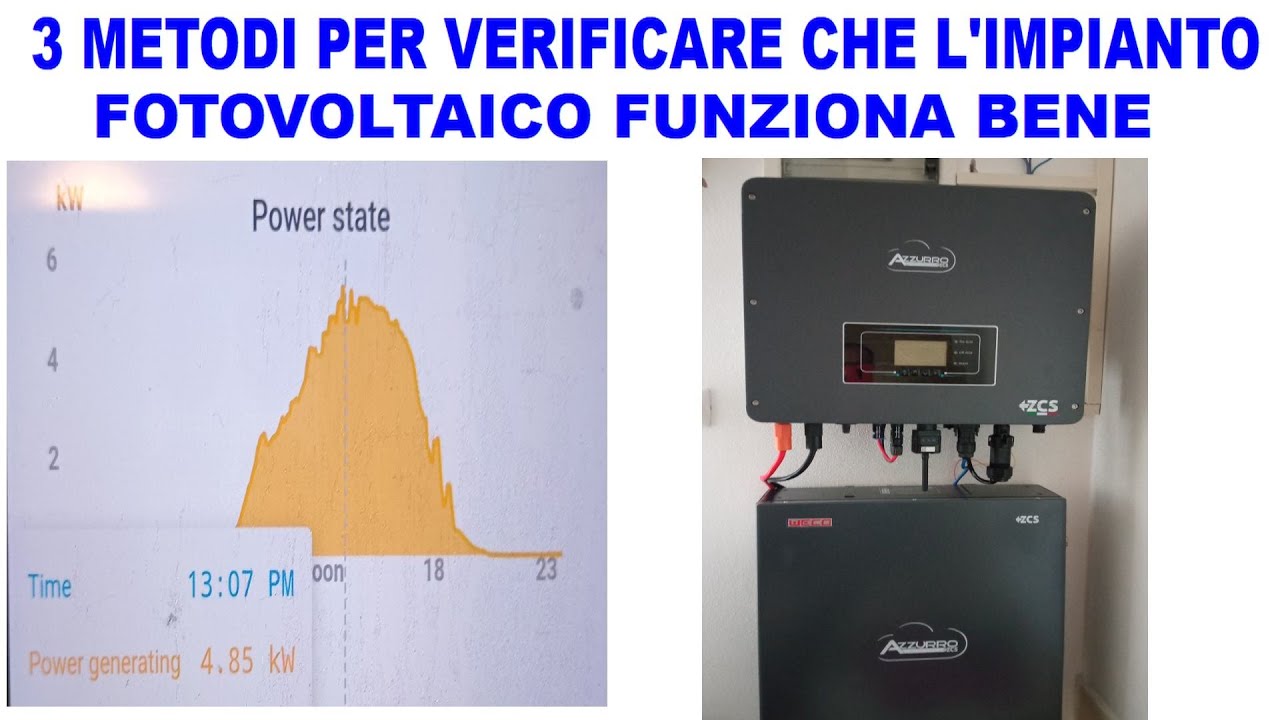 3 semplici metodi per verificare se l'impianto fotovoltaico sta lavorando al meglio