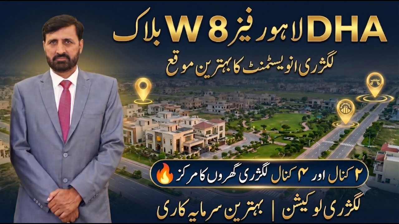 DHA Lahore Phase 8 W Block Plot Price Updates & Investment Guide: Latest Rates 2026