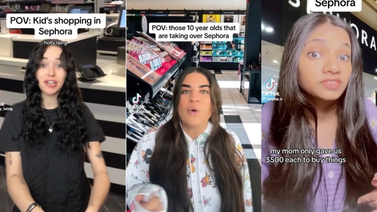 💄Sephora kids Tiktok Compilation#sephora #skincare