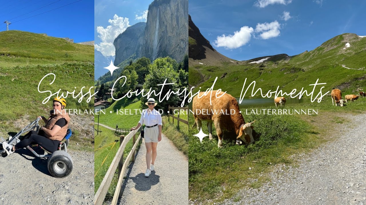 SWITZERLAND VLOG: Exploring Interlaken | Iseltwald | Grindelwald | Lauterbrunnen 🇨🇭 + Paragliding 