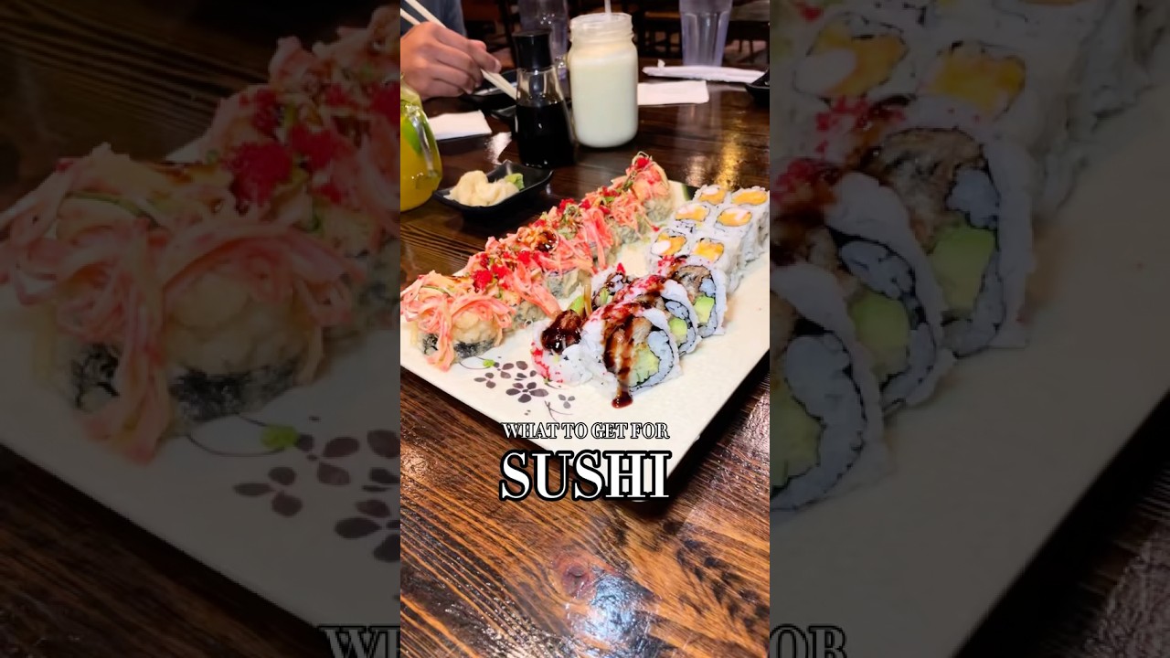 My sushi order - always and forever a 