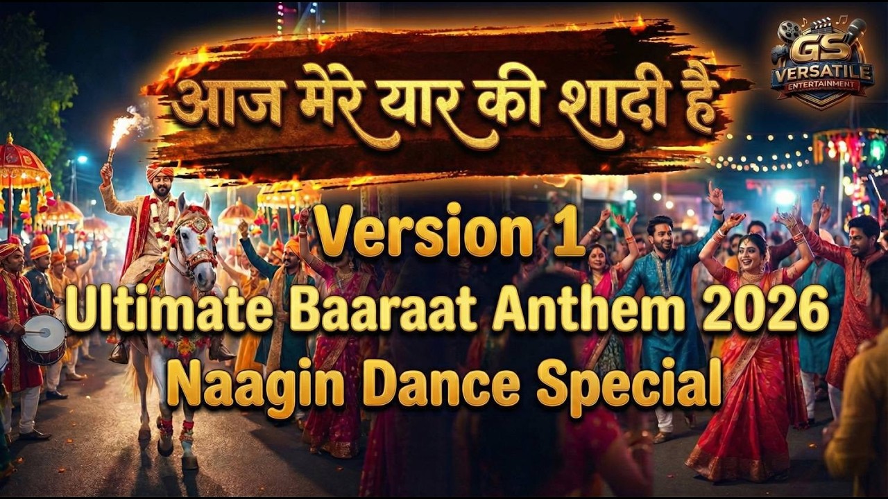 Aaj Mere Yaar Ki Shaadi Hai | Ultimate Baaraat Anthem 2026 | Naagin Dance Special | GS Versatile