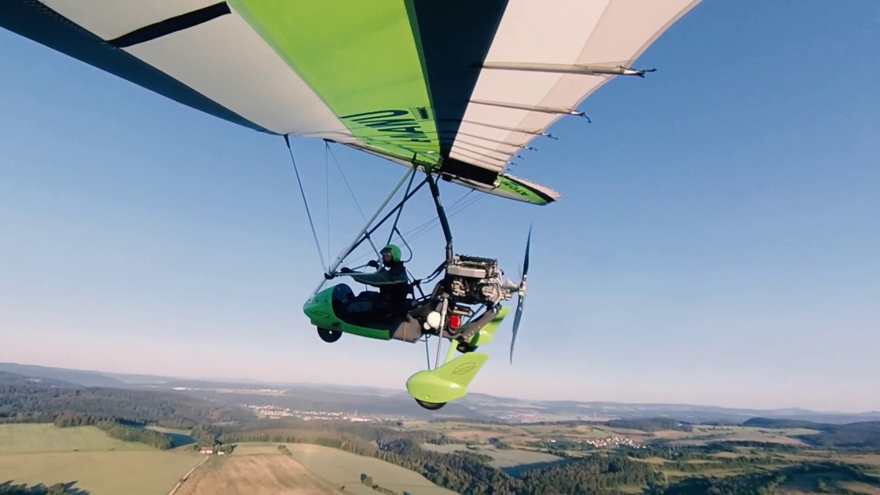 Fliegen in Thüringen am Dolmar ATOM Trike Flugschule Dolmar