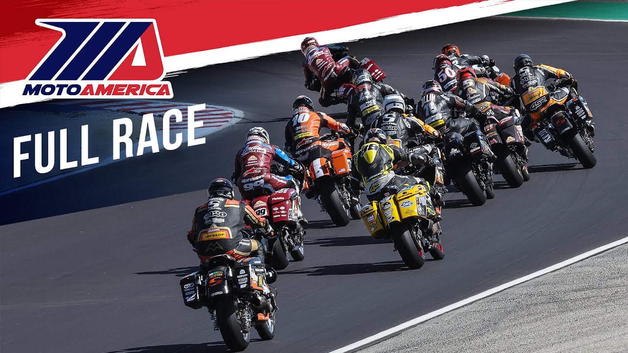 MotoAmerica Mission King of the Baggers Race 1 at Laguna Seca 2023