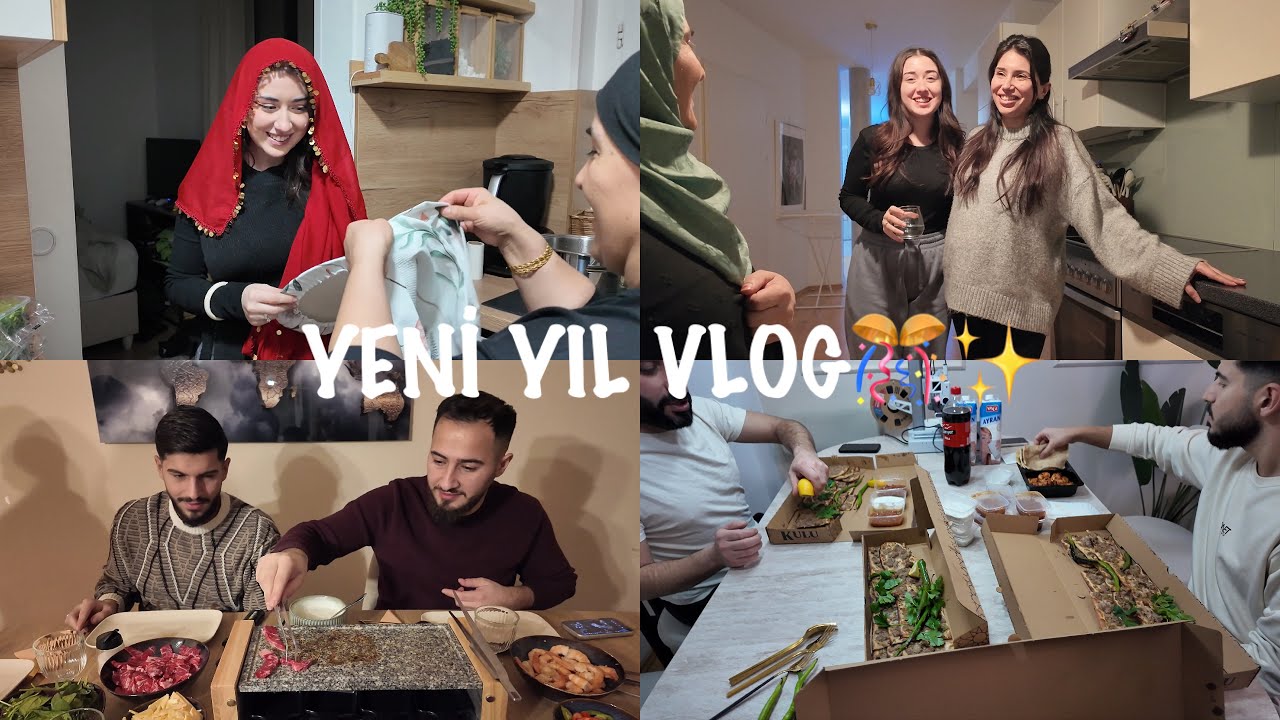 AİLEMLE YENİ YIL VLOG🎊BİZİM EVE GETİRDİM ONLARI😂YOĞUN GÜNLER BİZİ BEKLİYOR😍TATLI TELAŞLAR - VLOG