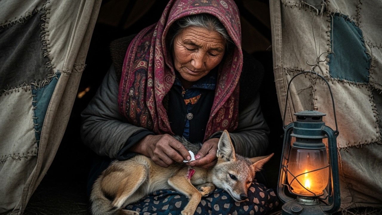 She Thought It Was a Dog... Saved Rare Jackal at +54°C 🔥🐕