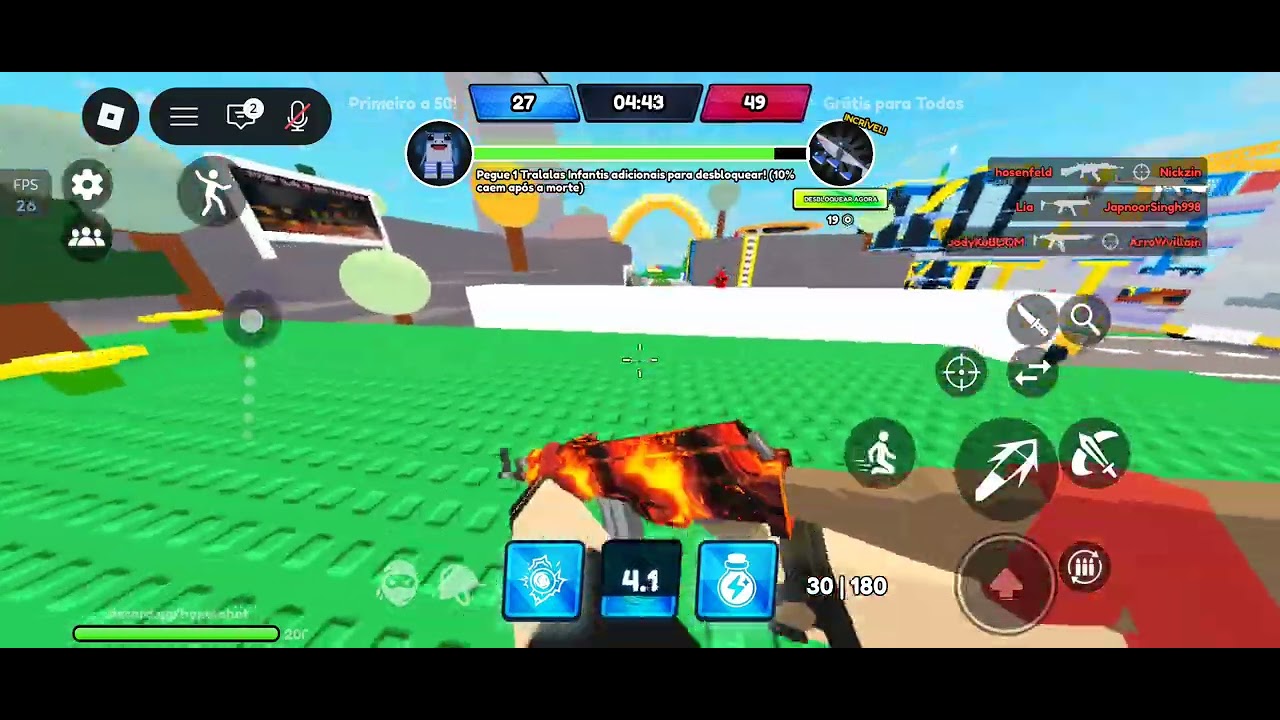 Jogando hipershot